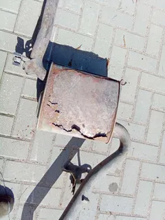 Глушитель Audi A4, 2003 г.