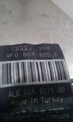 Ремень безопасности Audi A6, 2006 г.