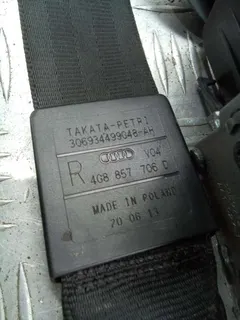 Ремень безопасности передний правый Audi A7, 2012 г.