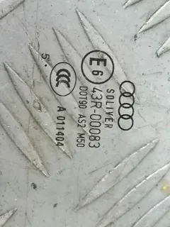 Стекло двери передней правой Audi A6, 2007 г.