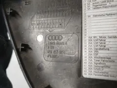 Накладка декоративная на торпедо Audi A6 allroad, 2007 г.
