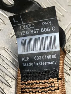 Ремень безопасности задний левый Audi A8, 2007 г.