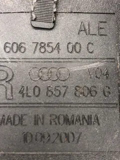 Ремень безопасности задний правый Audi Q7, 2007 г.