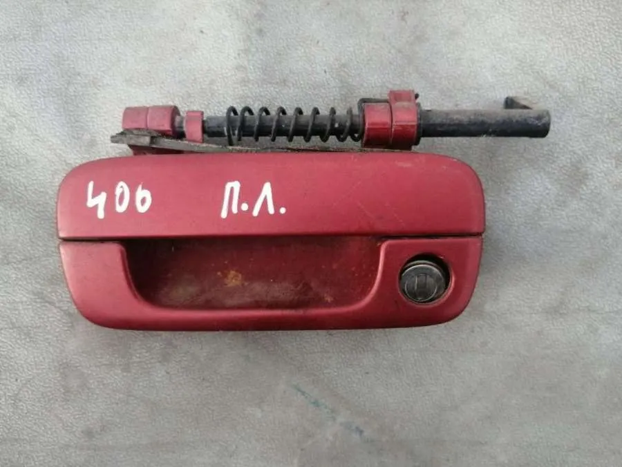 Ручка наружная передняя левая Peugeot 406, 2001 г.