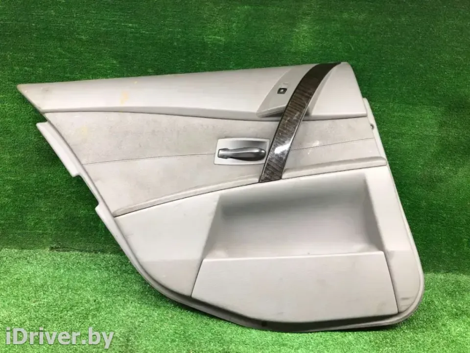 Обшивка двери задней левой (дверная карта) BMW 5 серии, 2005 г.