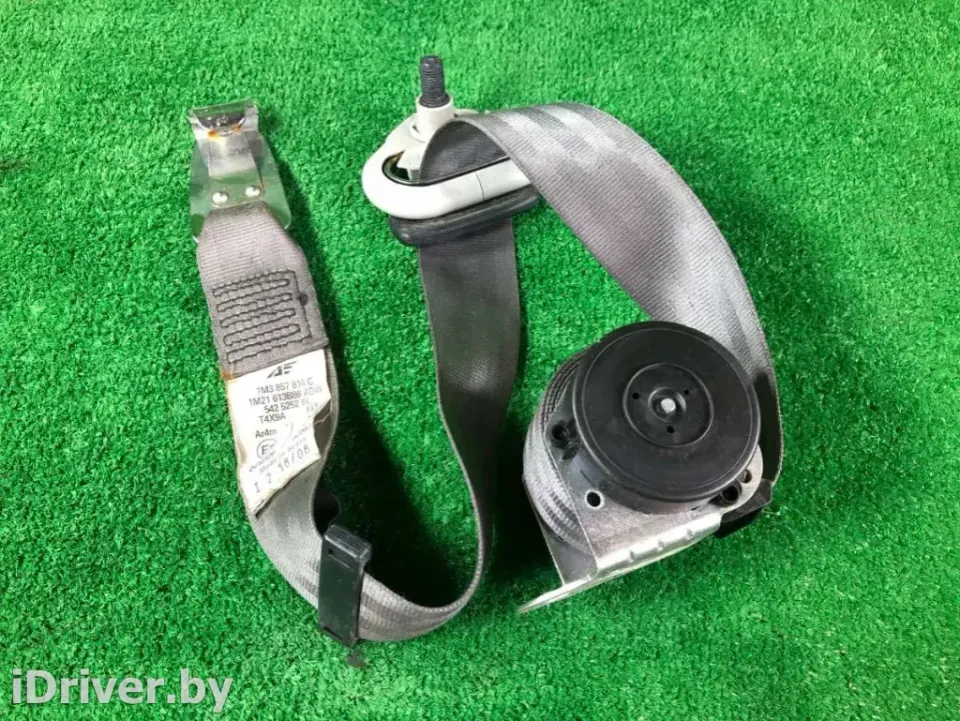 Ремень безопасности задний правый Volkswagen Sharan, 2008 г.