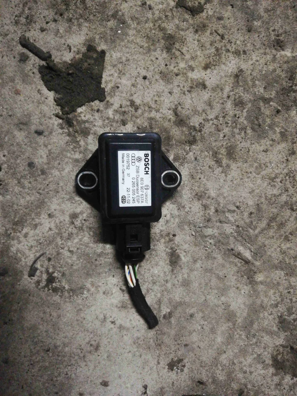 Датчик ускорения Audi A4, 2001 г.