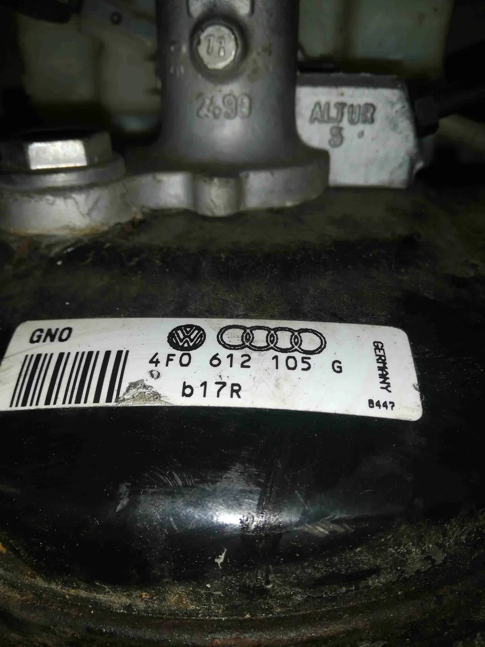 Вакуумный усилитель тормозов Audi A6, 2006 г.