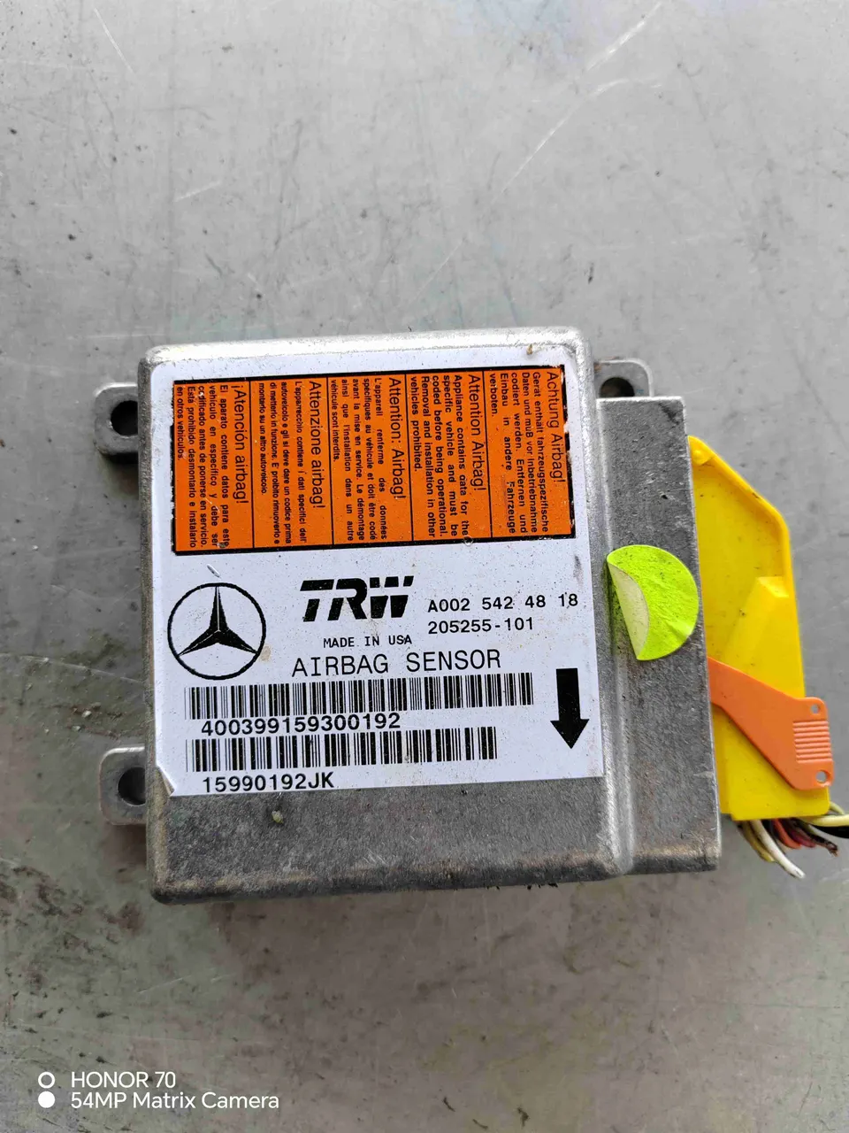 Блок AirBag Mercedes-Benz M-Класс, 1998 г.